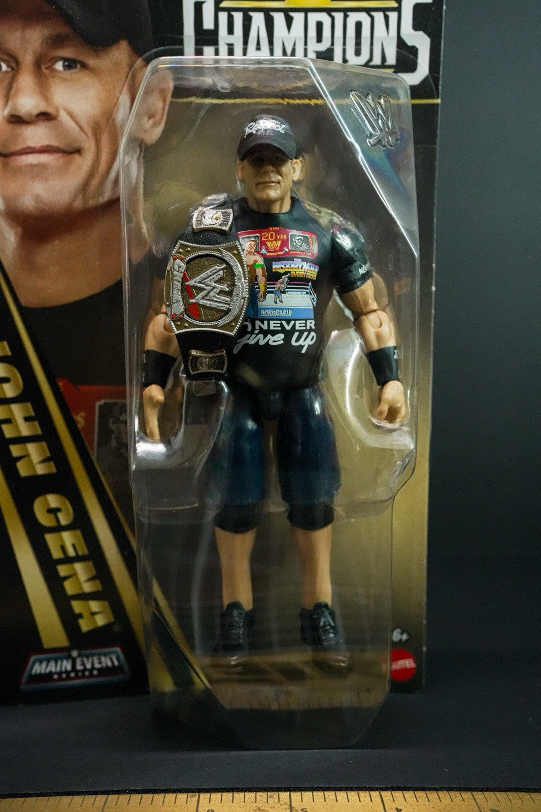 Mattel WWE John Cena Main Event Champions Series 6" Action Figure NEW