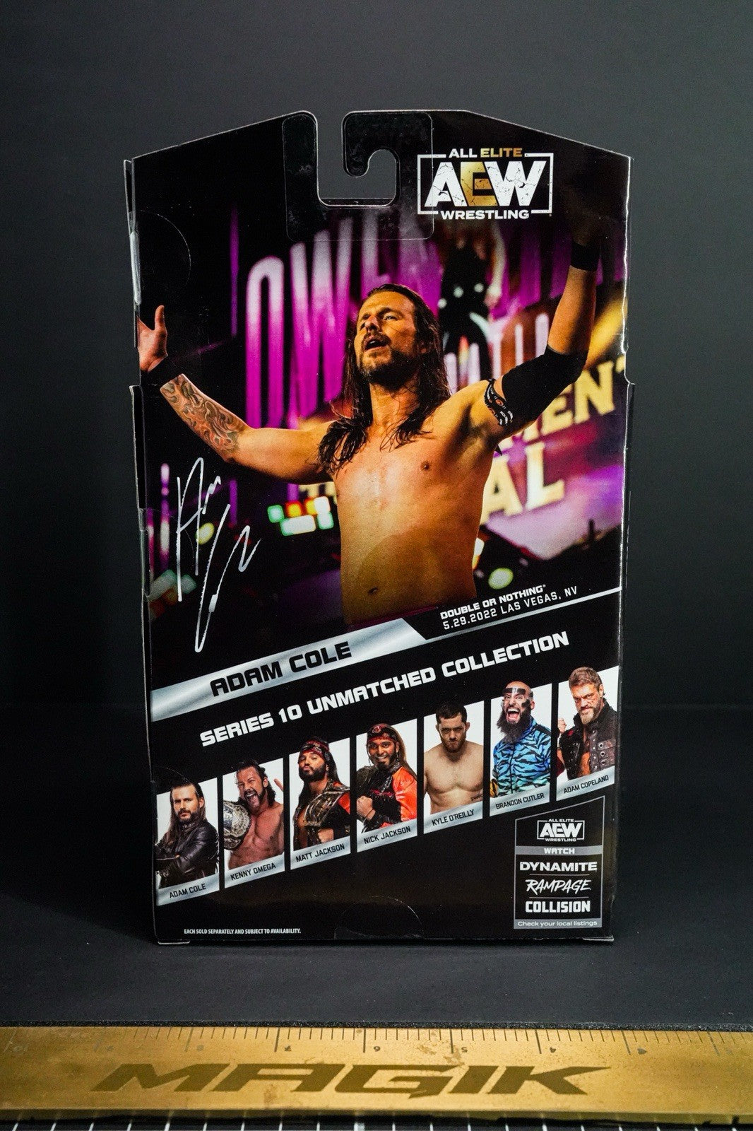 AEW Unmatched Series 10 Adam Cole - Owen Hart Champ Aew Jazwares
