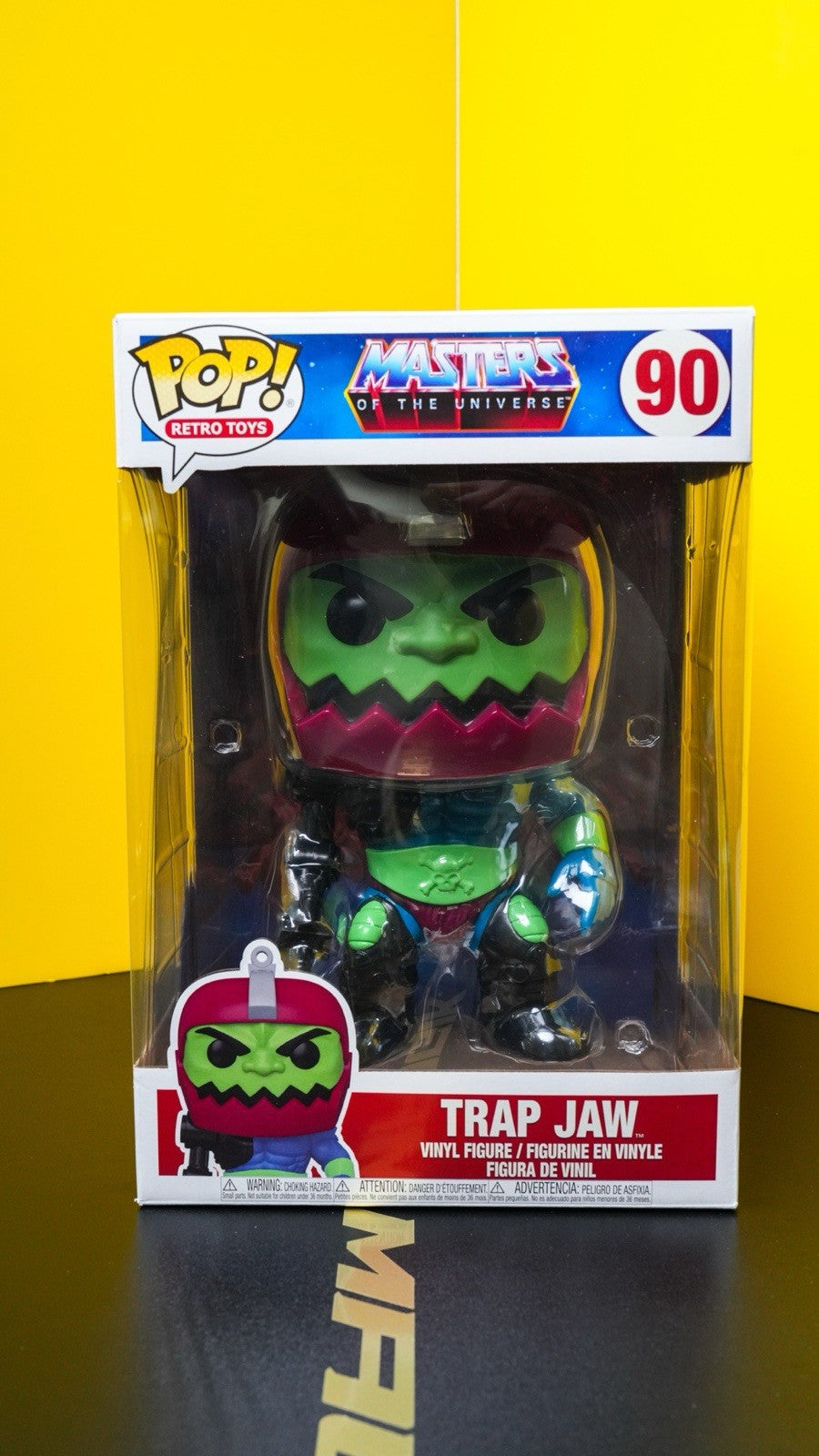 Masters of the Universe Trapjaw 10-Inch Pop! Vinyl Figure #90 Funko