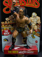 WWE Superstars LJN The Rock Chase Black Card 8" Wrestling Figure 2026