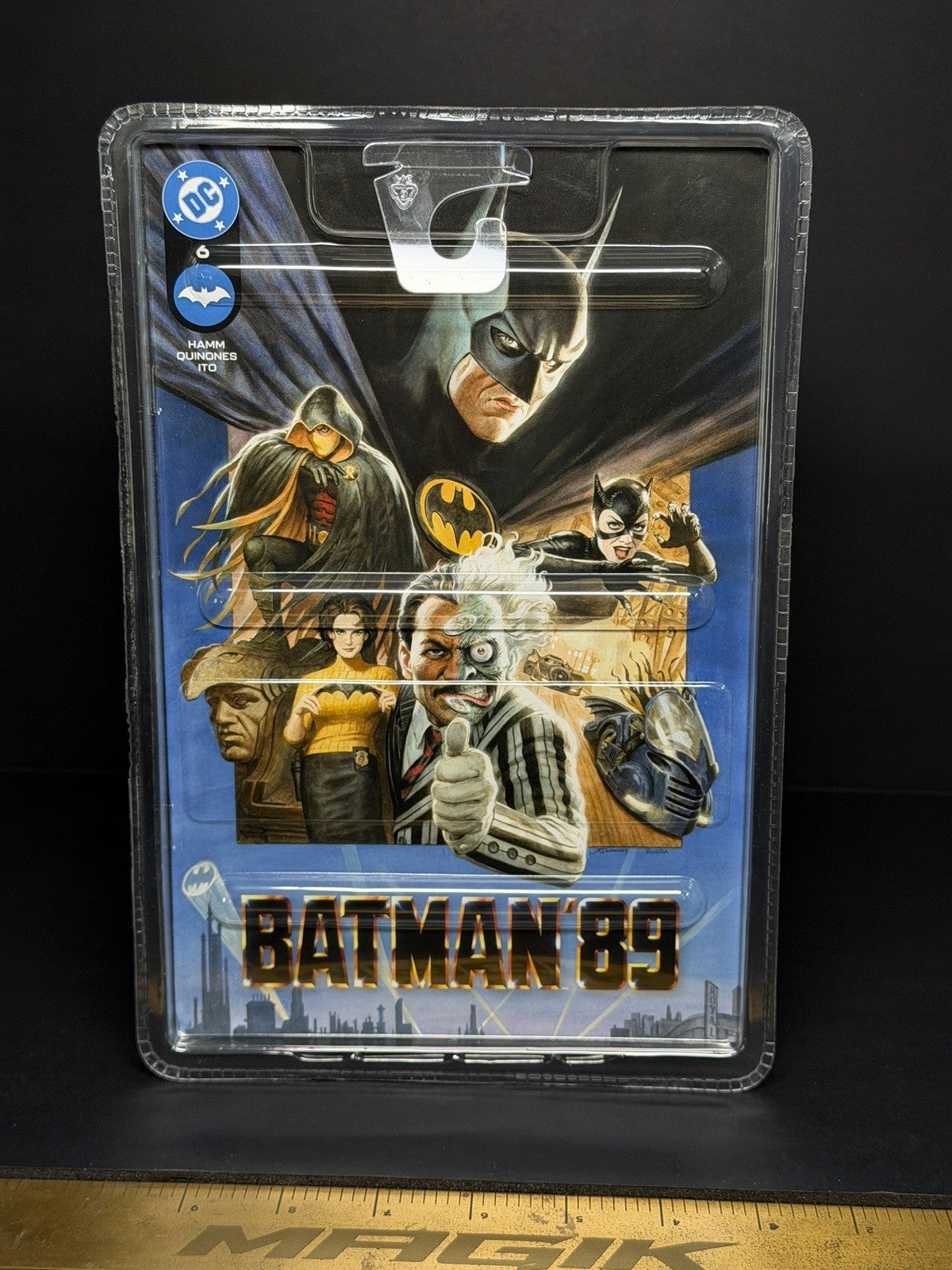 McFarlane DC Direct - Page Punchers -  Batman 1989 -Two Face Red Platinum