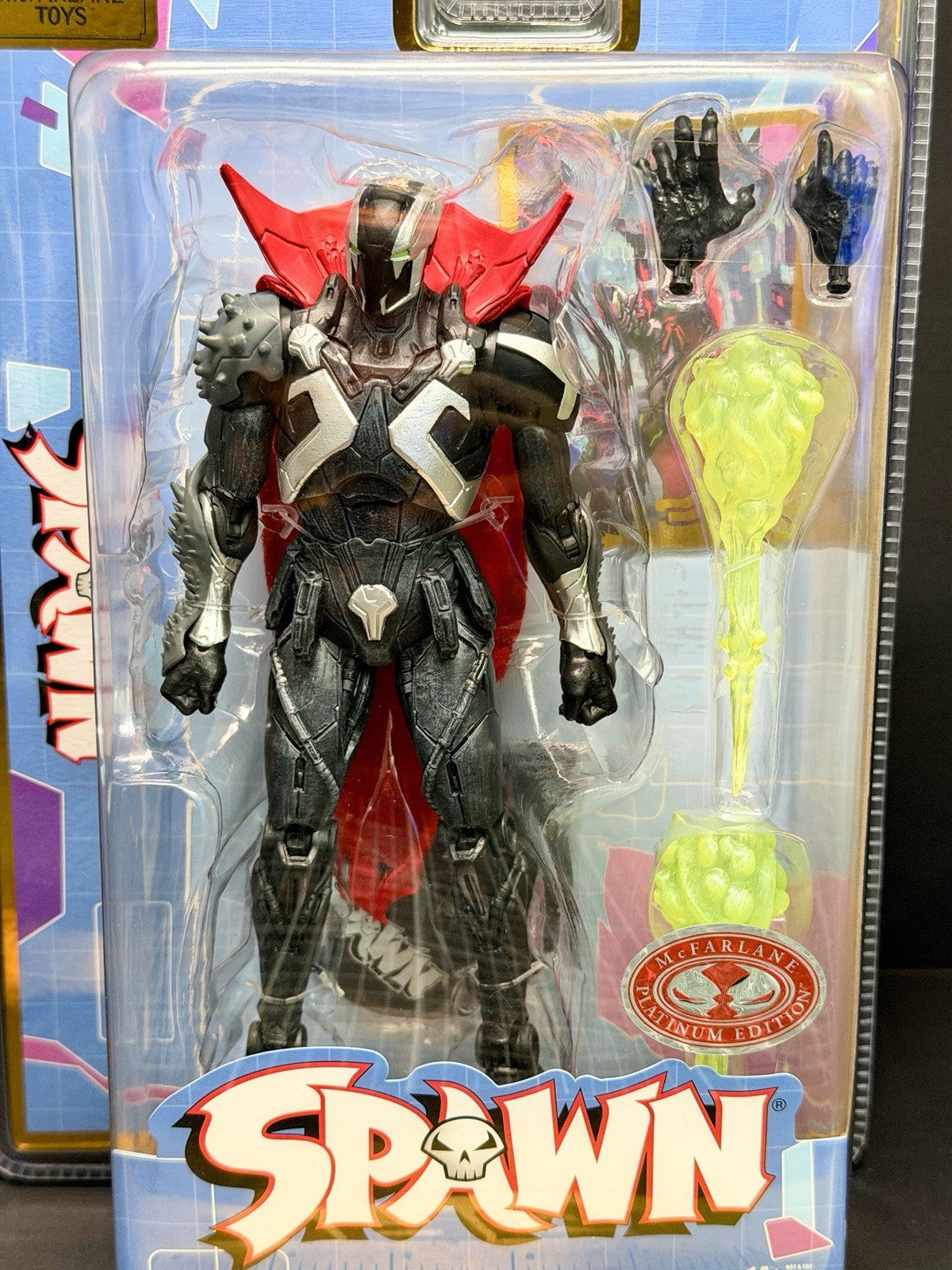 30 Years McFarlane SPAWN Deviant Rat City 7" Figure Platinum (Red) Edition Chase
