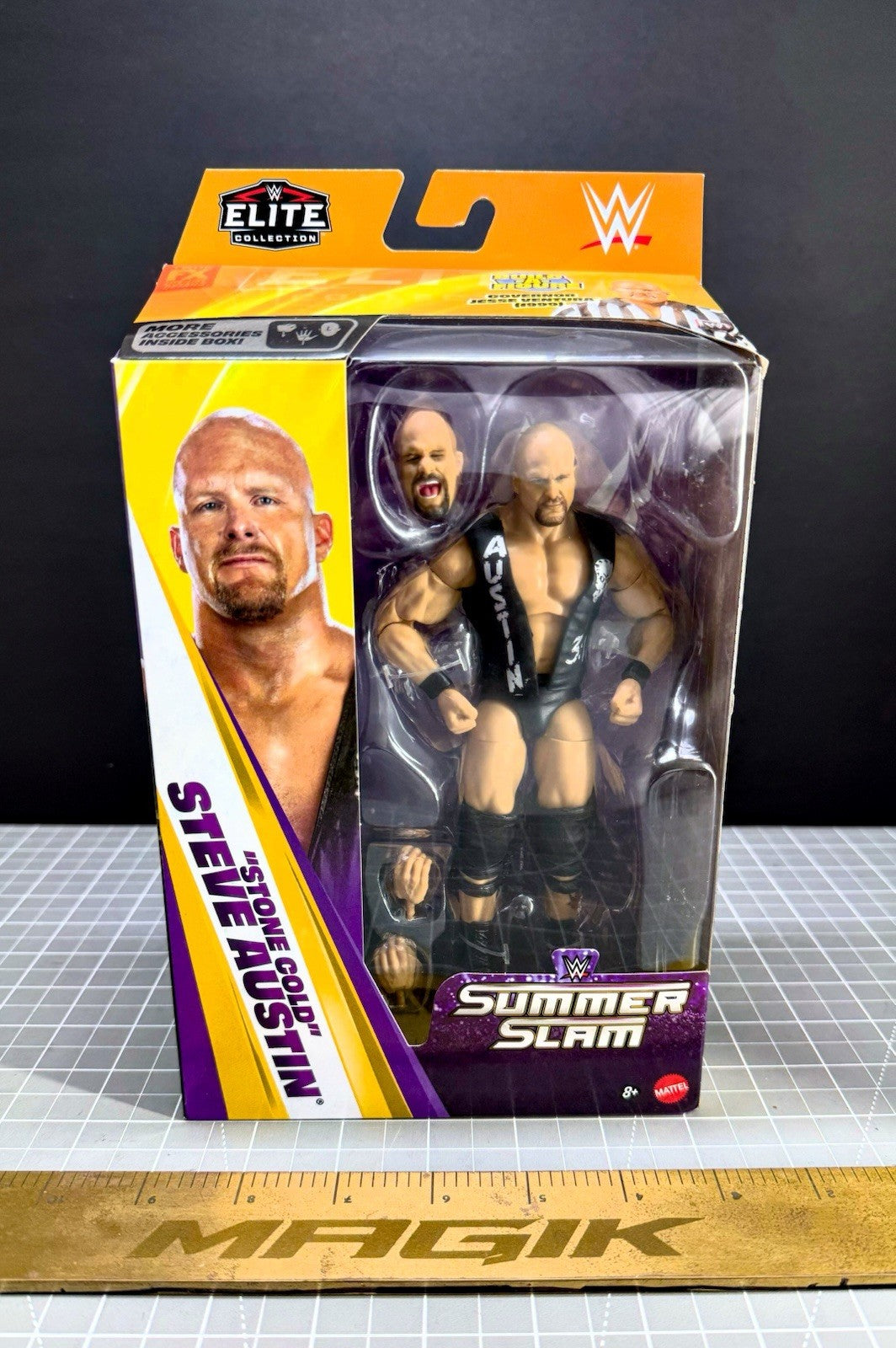 Stone Cold Steve Austin WWE Elite SummerSlam 1999 BAF 6” Action Figure
