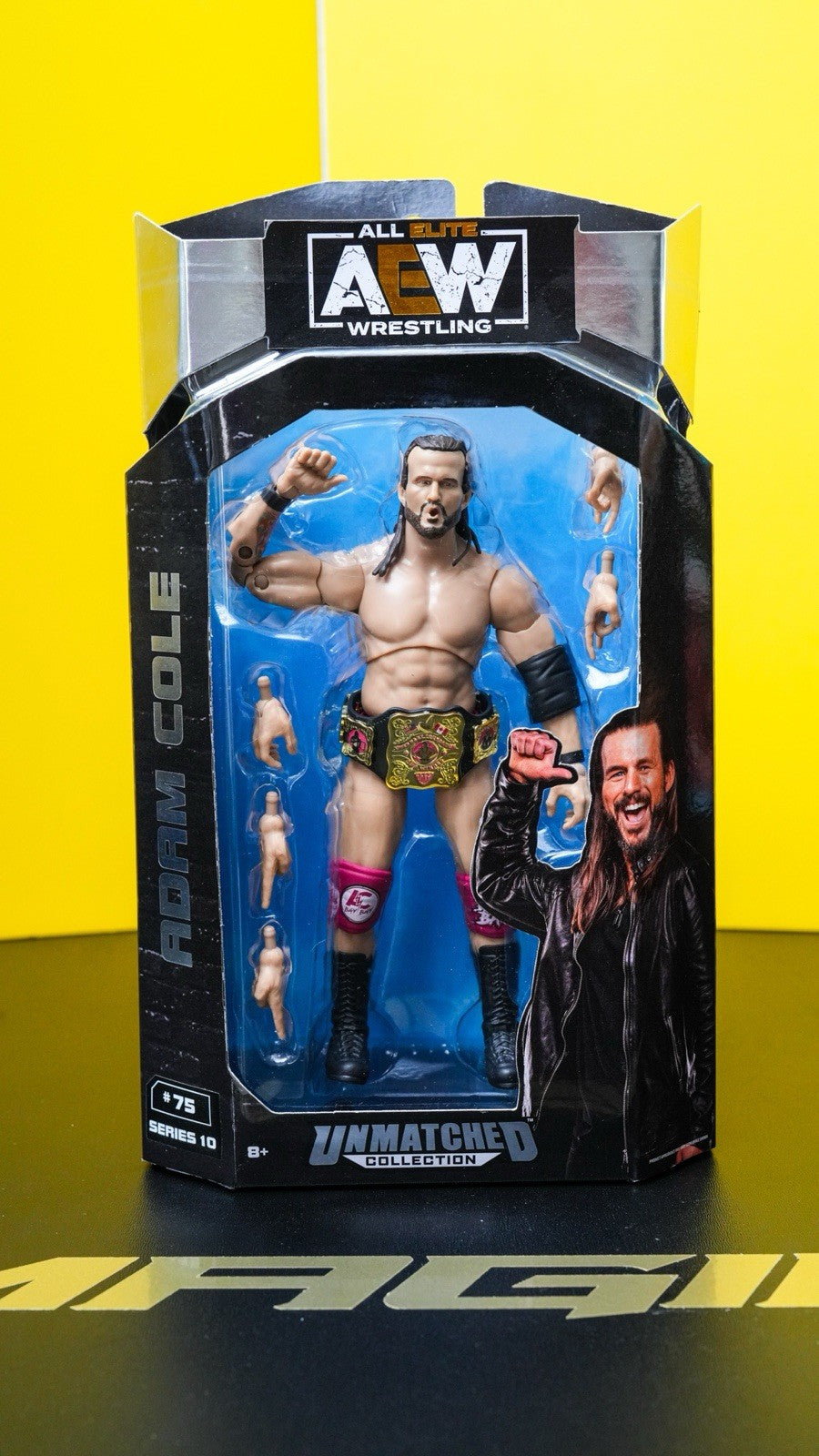 2024 AEW Jazwares Unmatched Collection Series 10 Adam Cole - owen hart champion