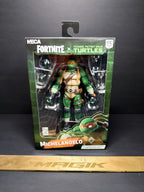 RARE NECA FORTNITE X TEENAGE MUTANT NINJA TURTLES MICHELANGELO 7” Figure