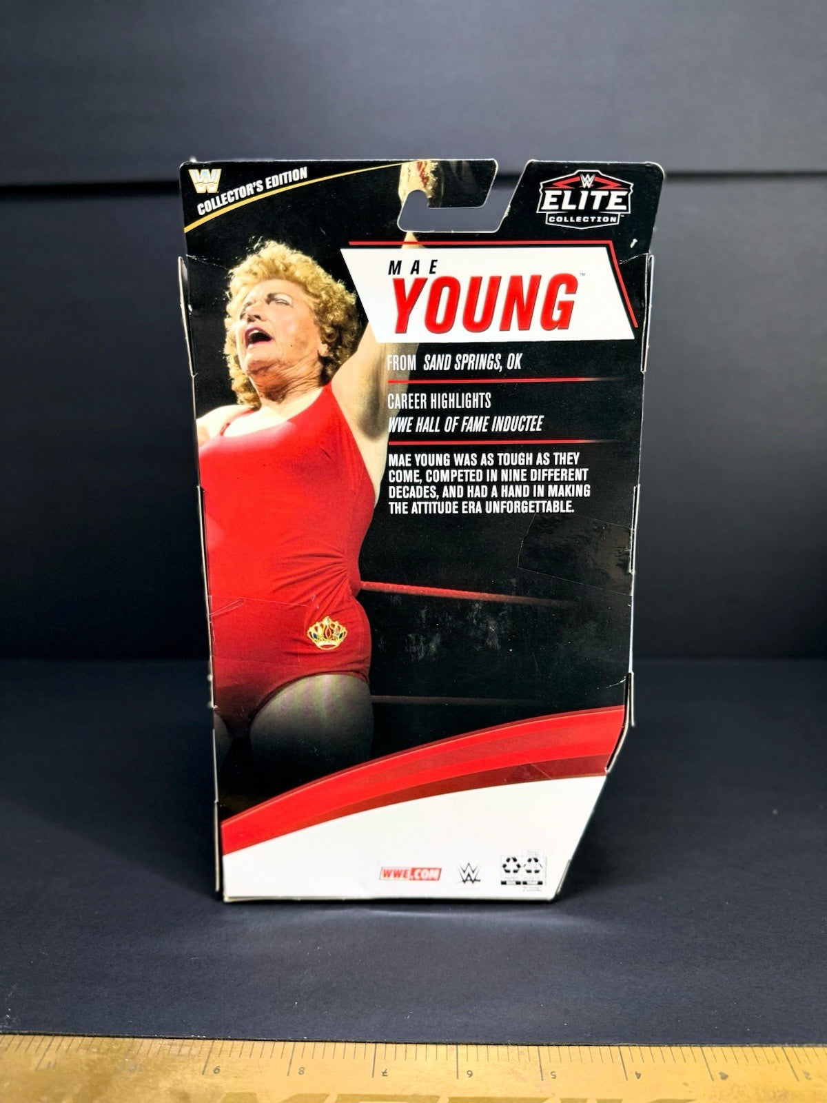 WWE Elite MAE YOUNG Series 81 First Time In Line Legend Edition Figure Mattel
