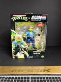 Teenage Mutant Ninja Turtles X G.I. Joe Shipwreck Mikey Action Figure PLAYMATES