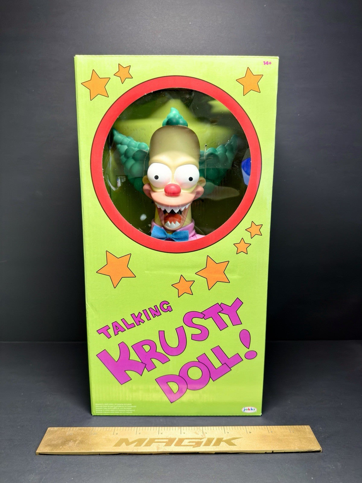 Jakks Pacific The Simpsons Evil Talking Krusty The Clown Doll 14" Plush