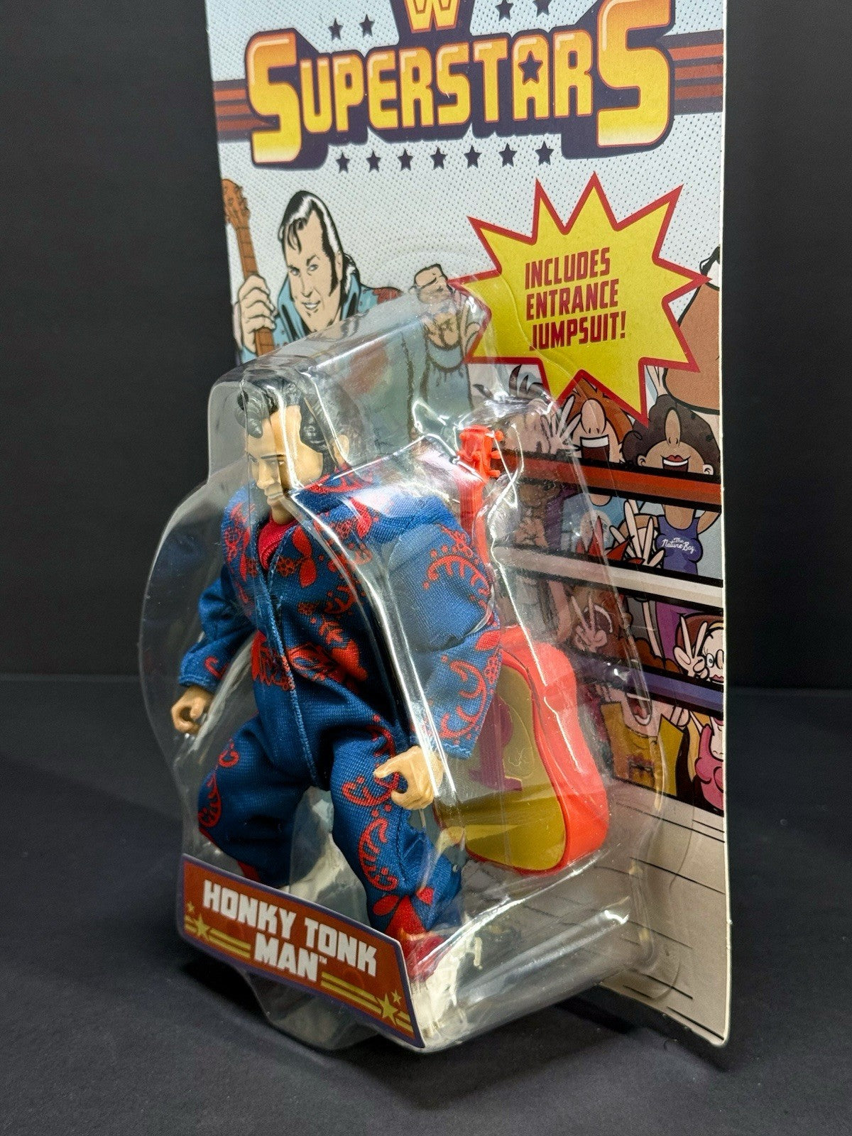 WWF/E Superstars Honky Tonk Man Mattel Retro Card Exclusive Series 1