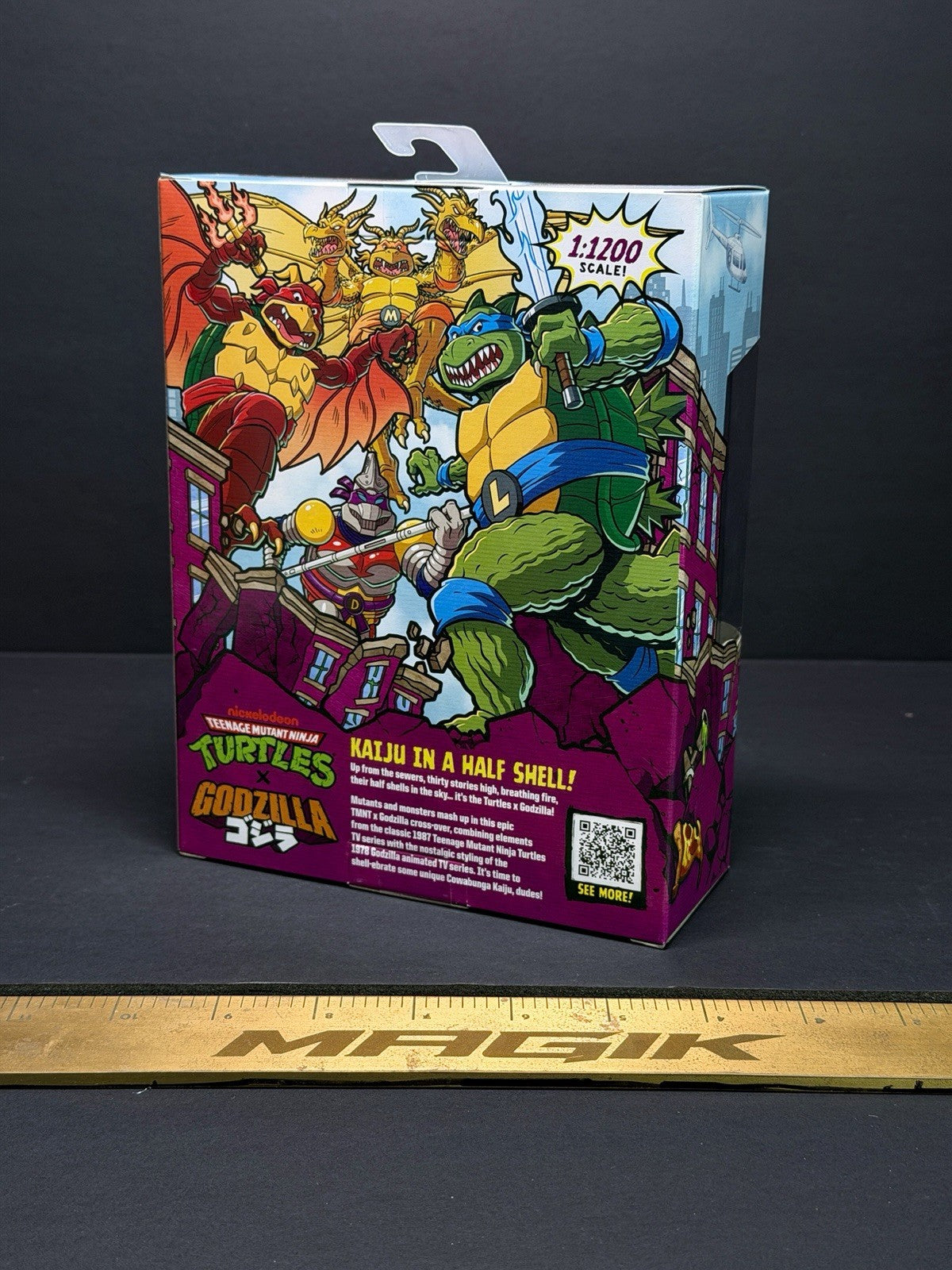 TMNT Teenage Mutant Ninja Turtles x Godzilla SHREDDER X MECHAGODZILLA 5" Figure