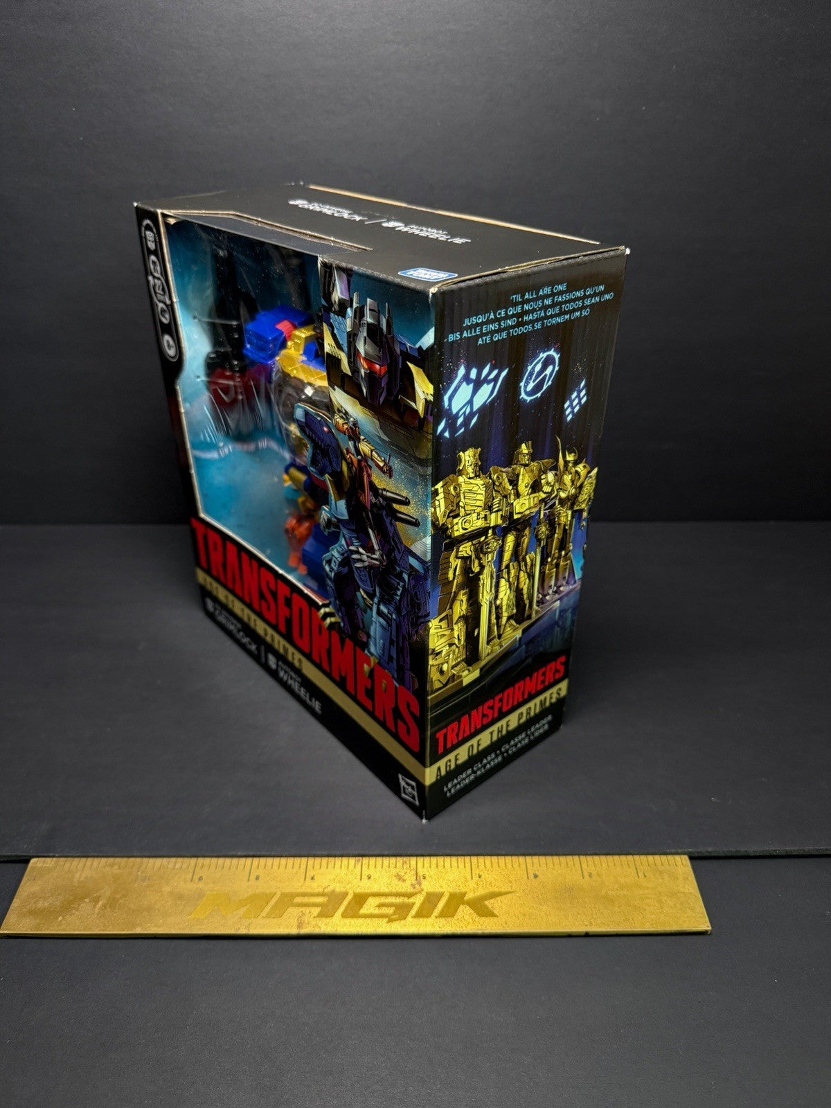 Transformers Age Of The Primes Leader Class G2 Grimlock And Wheelie Figure