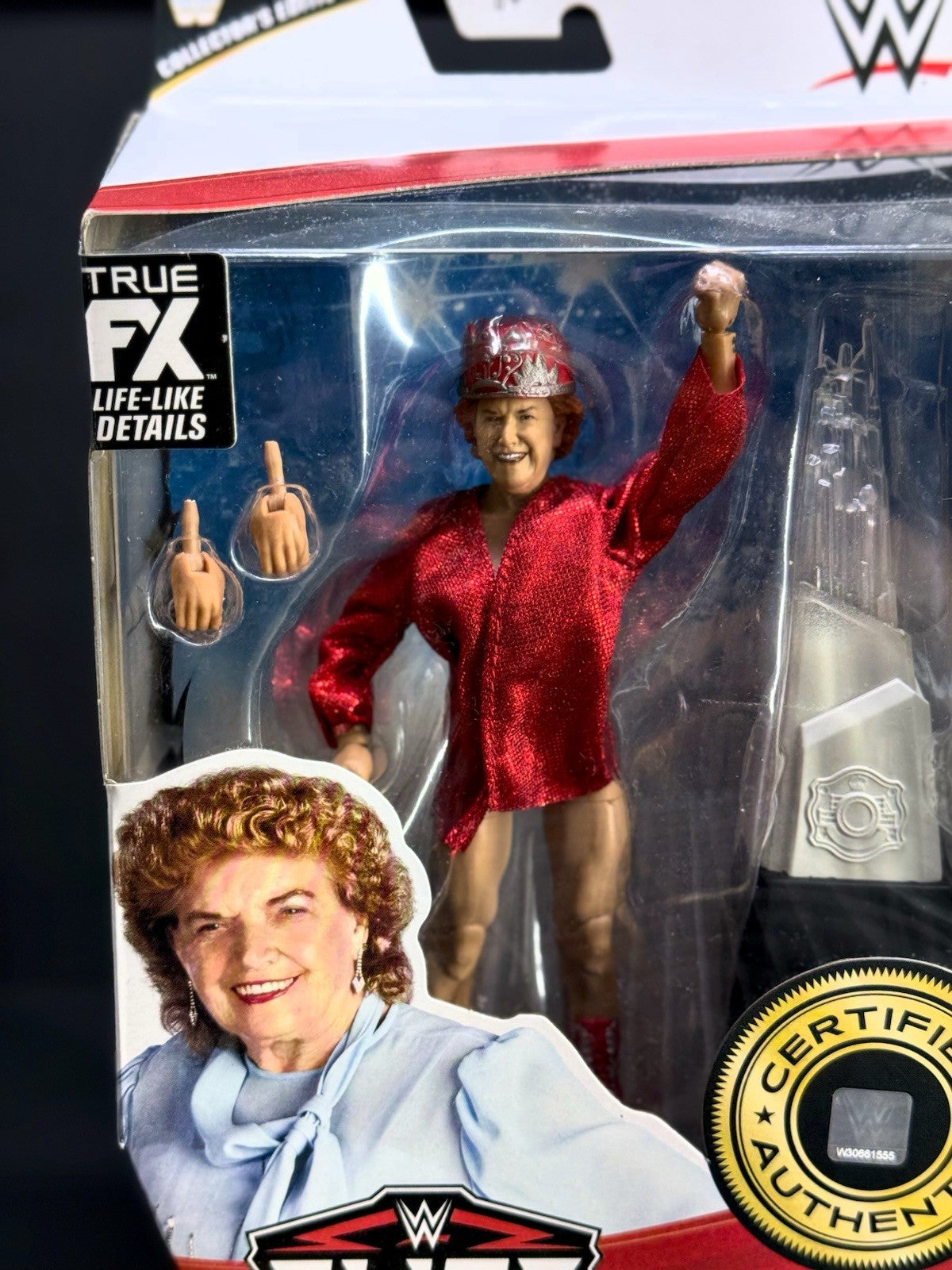 WWE Elite MAE YOUNG Series 81 First Time In Line Legend Edition Figure Mattel