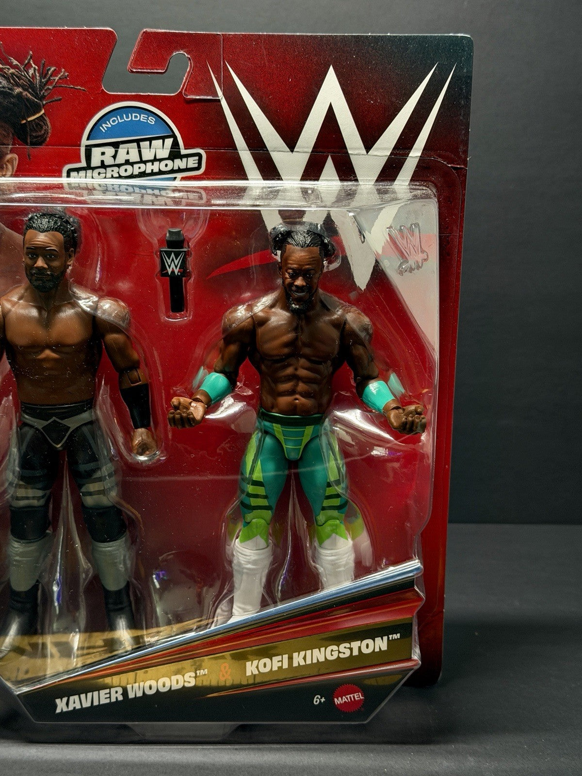 Mattel WWE Main Event Showdown 2Pack XAVIER WOODS & KOFI KINGSTON Action Figures