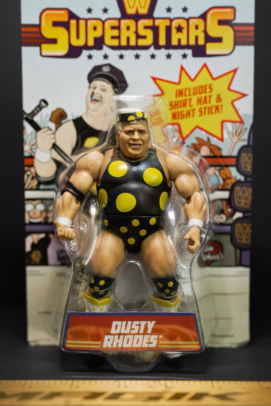 WWE Superstars Mattel Series 18 Dusty Rhodes UNPUNCHED
