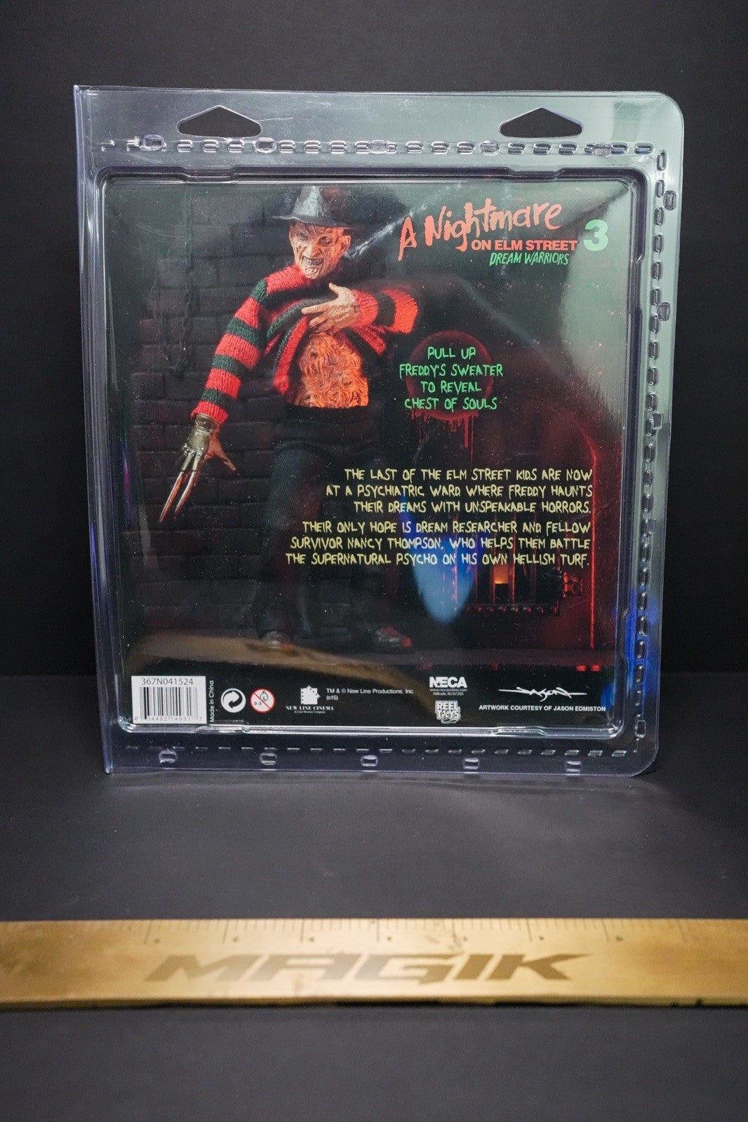 Freddy Krueger Nightmare on Elm Street 3 Dream Warriors Retro Clothed Neca New