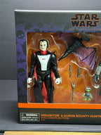 Star Wars Black Series Halloween Inquisitor & Duros Bounty Hunter Action Figures