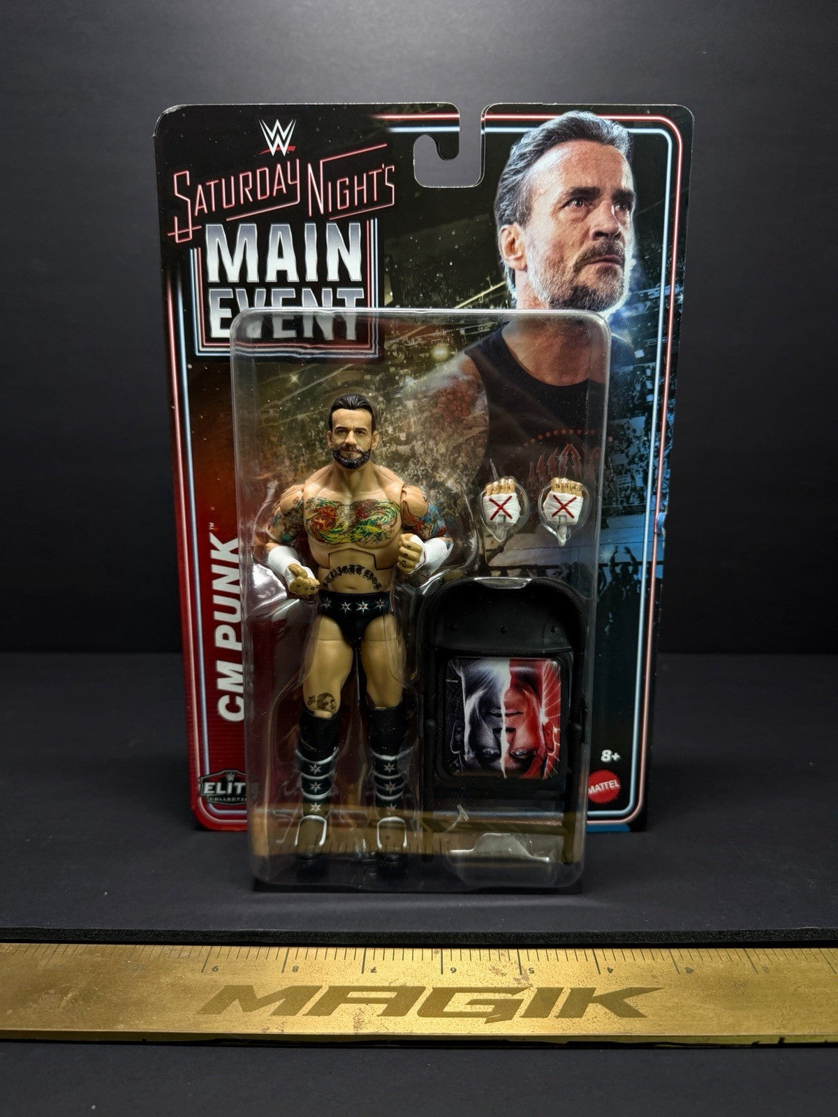 MATTEL WWE CM PUNK STAURDAY NIGHT'S MAIN EVENT SPECIAL EDITION FIGURE