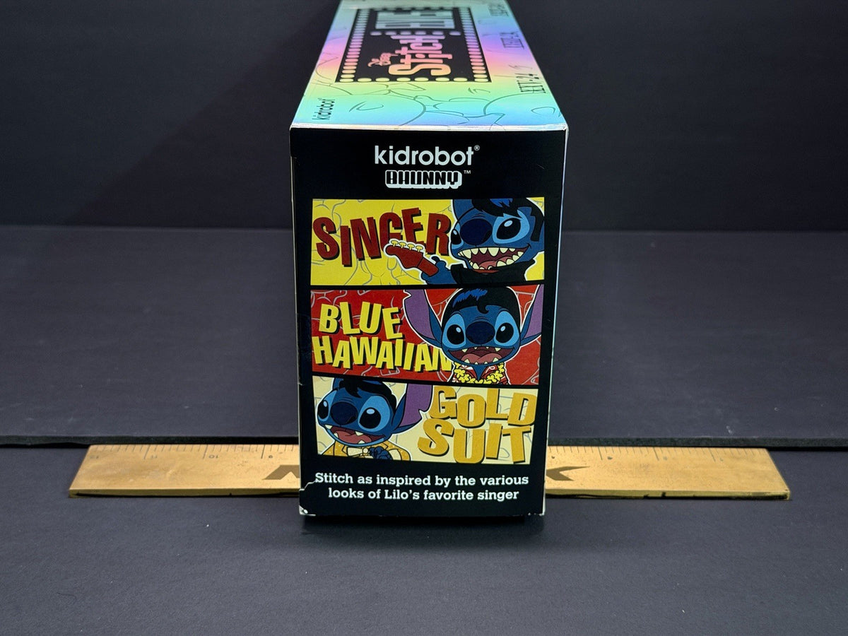 2024 Kidrobot x Disney Stitch x Elvis Bhunny Flocked 4" Vinyl Figure Set