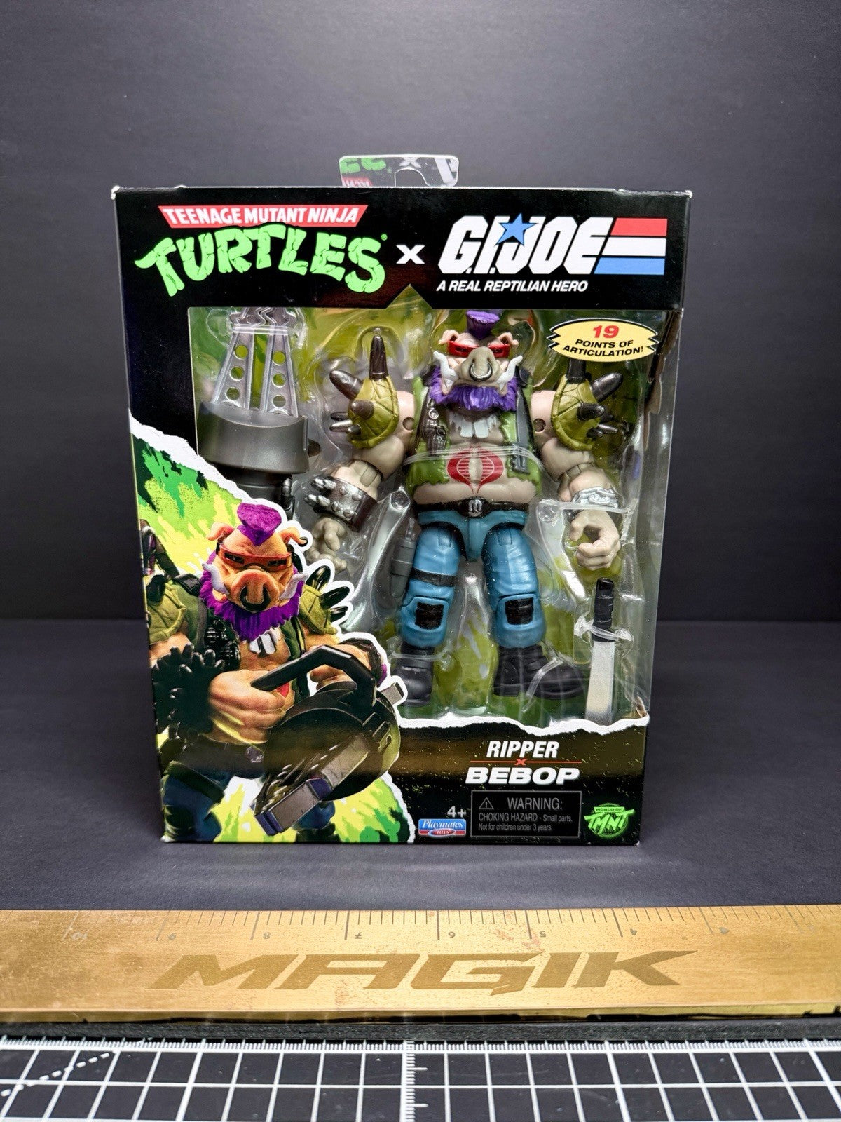 Teenage Mutant Ninja Turtles X G.I. Joe RIPPER X BEBOP Playmates 2026 TMNT