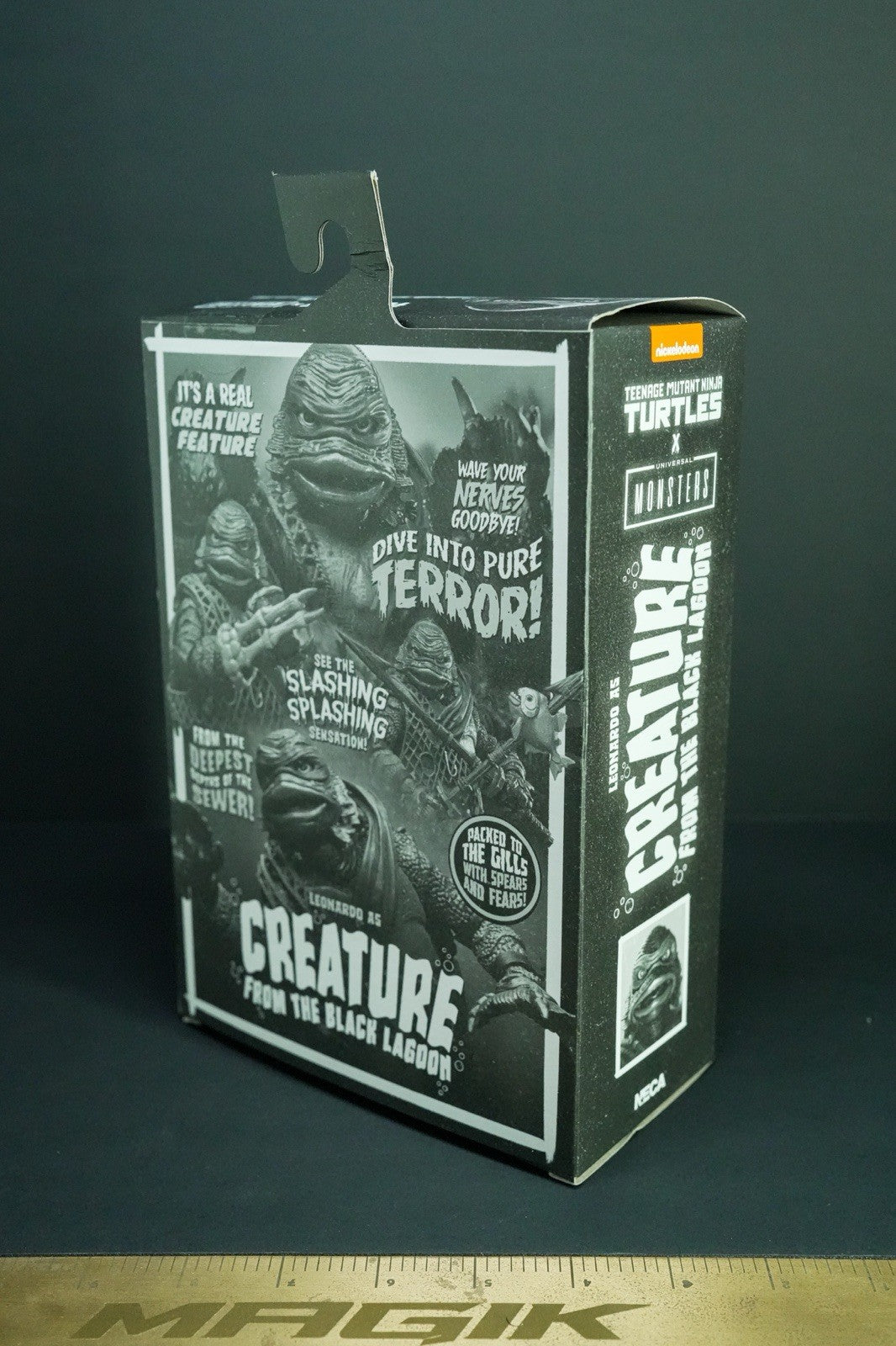 NECA Teenage Mutant Ninja Turtles Leonardo as Creature From The Black Lagoon NEW
