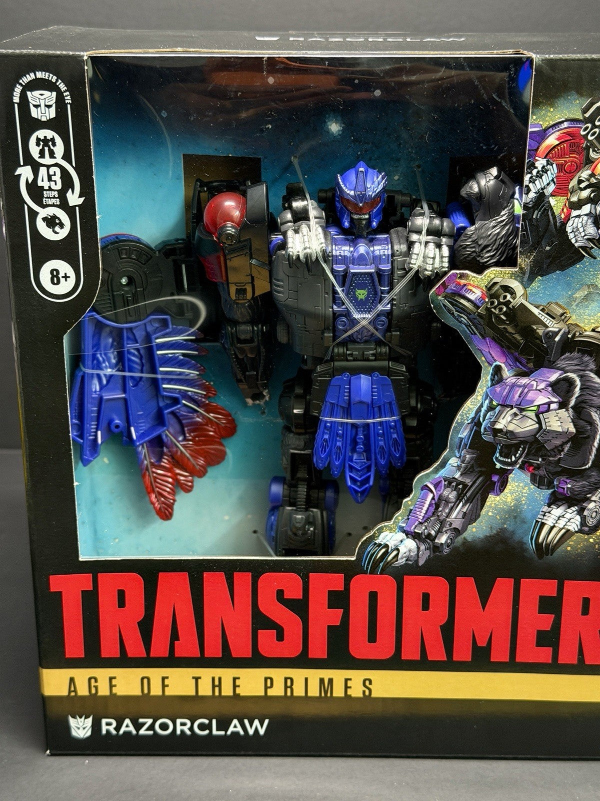 HASBRO 2026 TRANSFORMERS AGE OF THE PRIMES RAZORCLAW LEADER CLASS