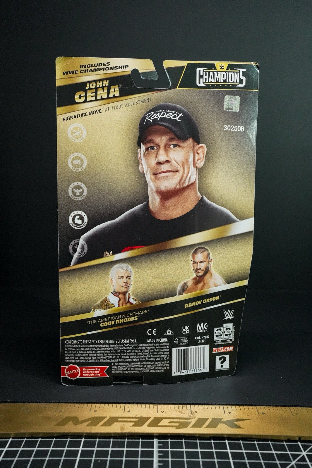Mattel WWE John Cena Main Event Champions Series 6" Action Figure NEW