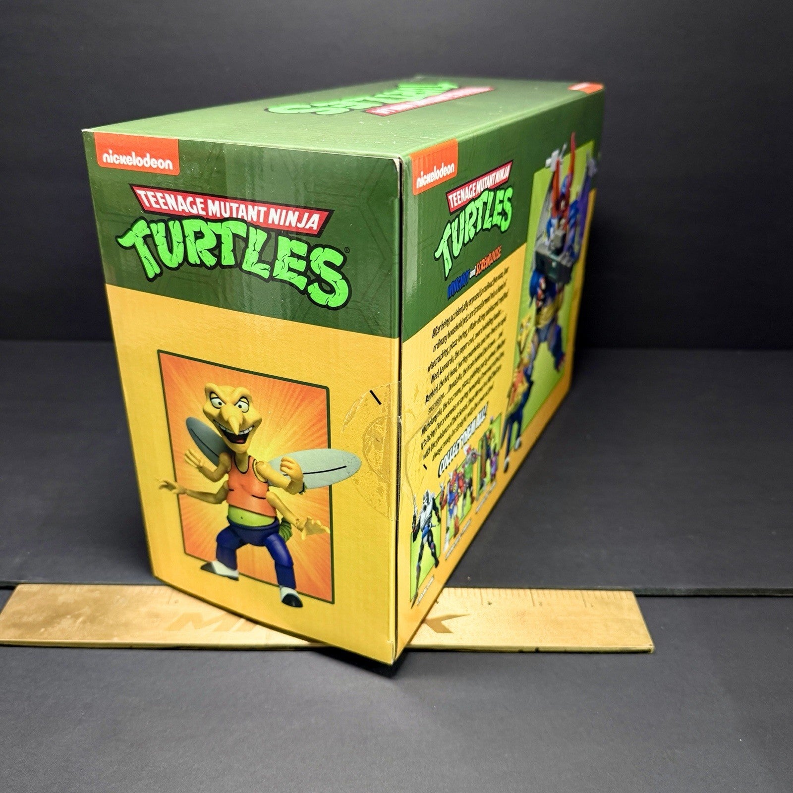 NECA Teenage Mutant Ninja Turtles Wingnut and Screwloose Action Figure, 2 Pack -