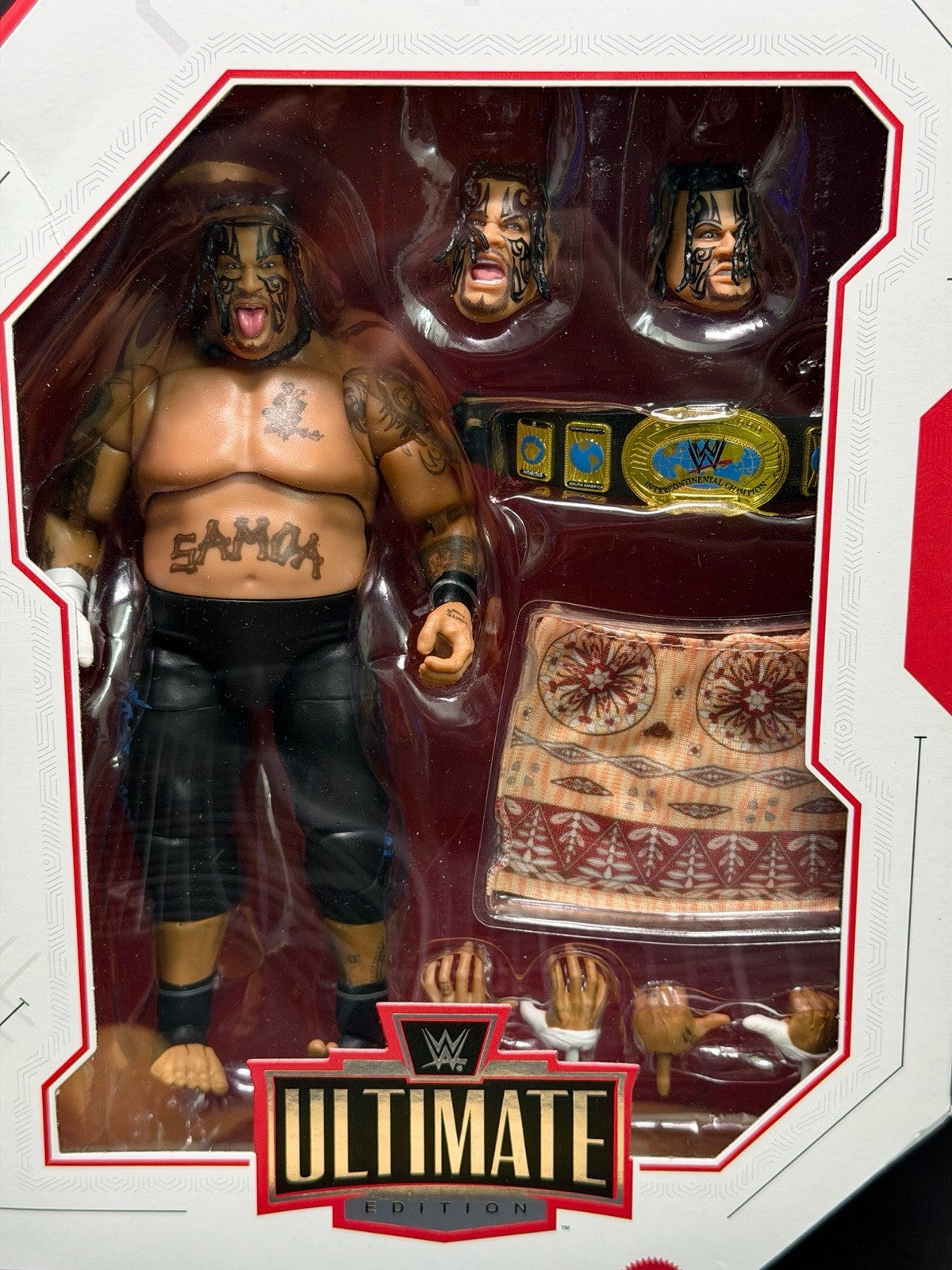 2026 WWE Ultimate Edition Series 29 Figure: UMAGA (Intercontinental Champion)