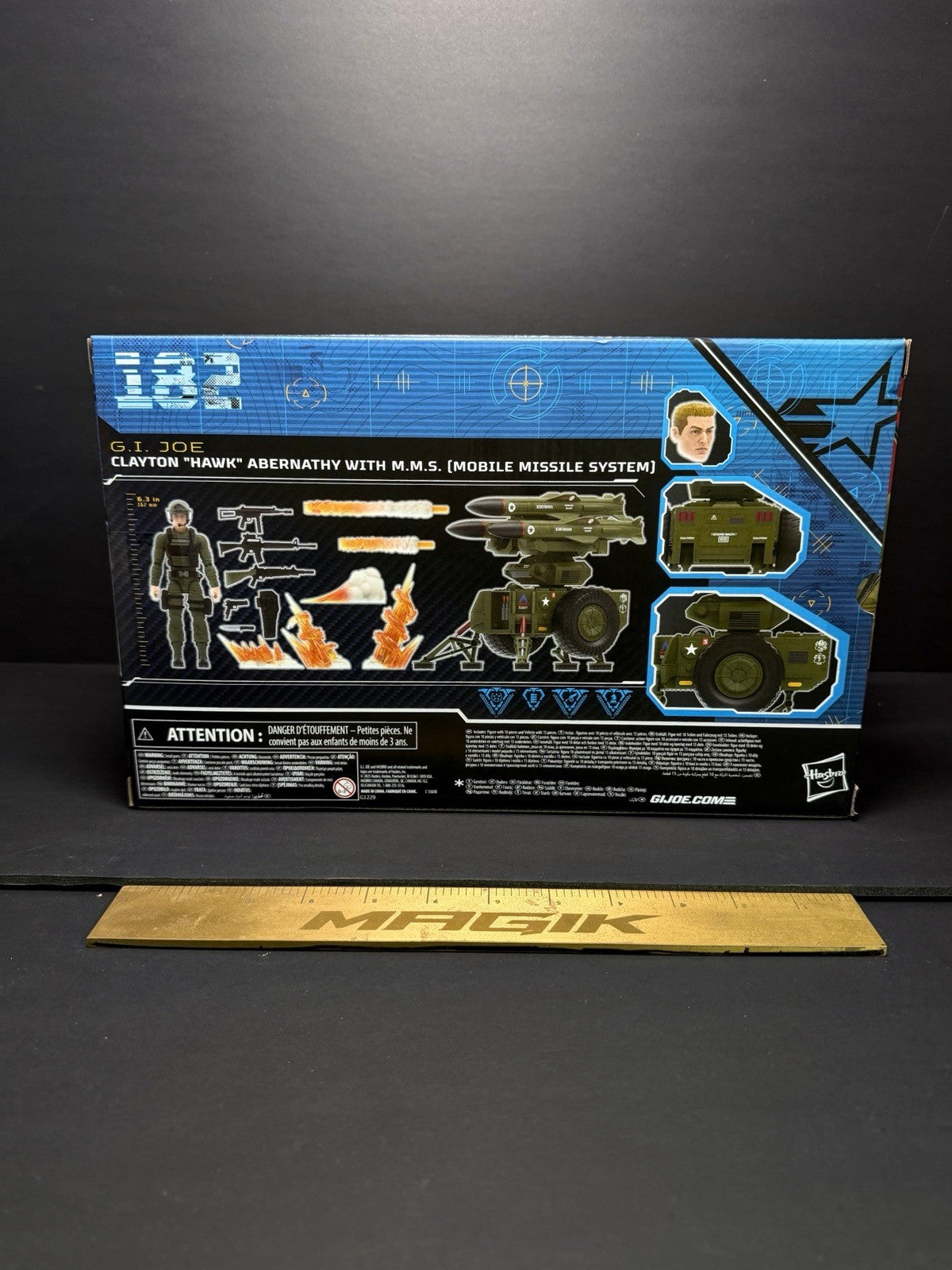 G.I. Joe Classified General Hawk with MMS Mobile Missile System New