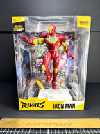 McFarlane Marvel Rivals Iron Man Collectible Statue With Comic Book