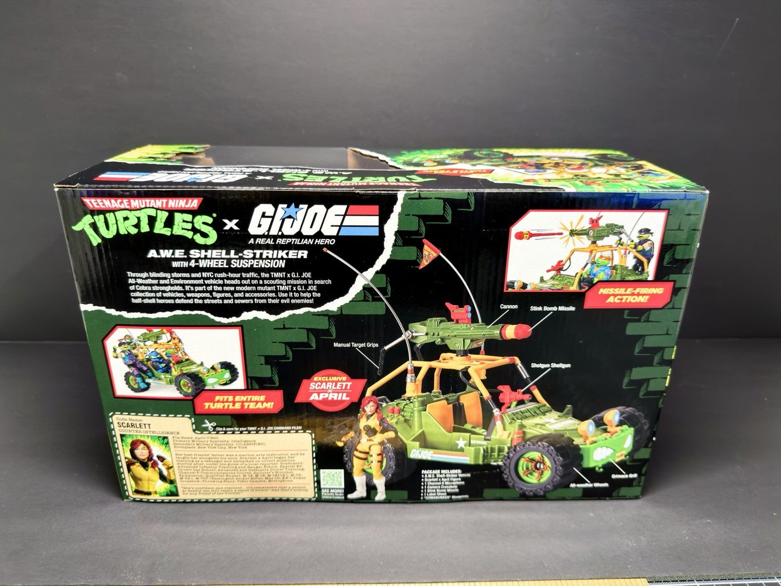 Teenage Mutant Ninja Turtles x GI Joe A.W.E. Shell Striker SCARLETT X APRIL