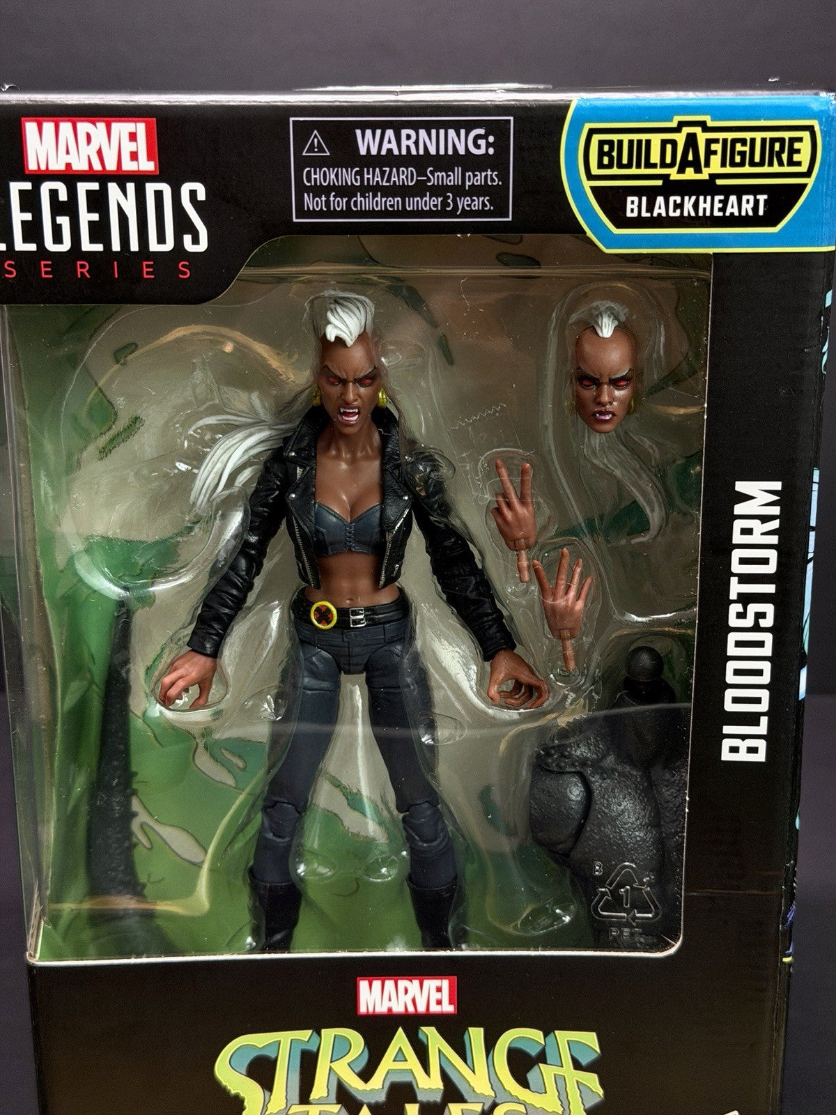 MARVEL LEGENDS 2024 STRANGE TALES BLOOD STORM 6" FIGURE BLACKHEART BAF 