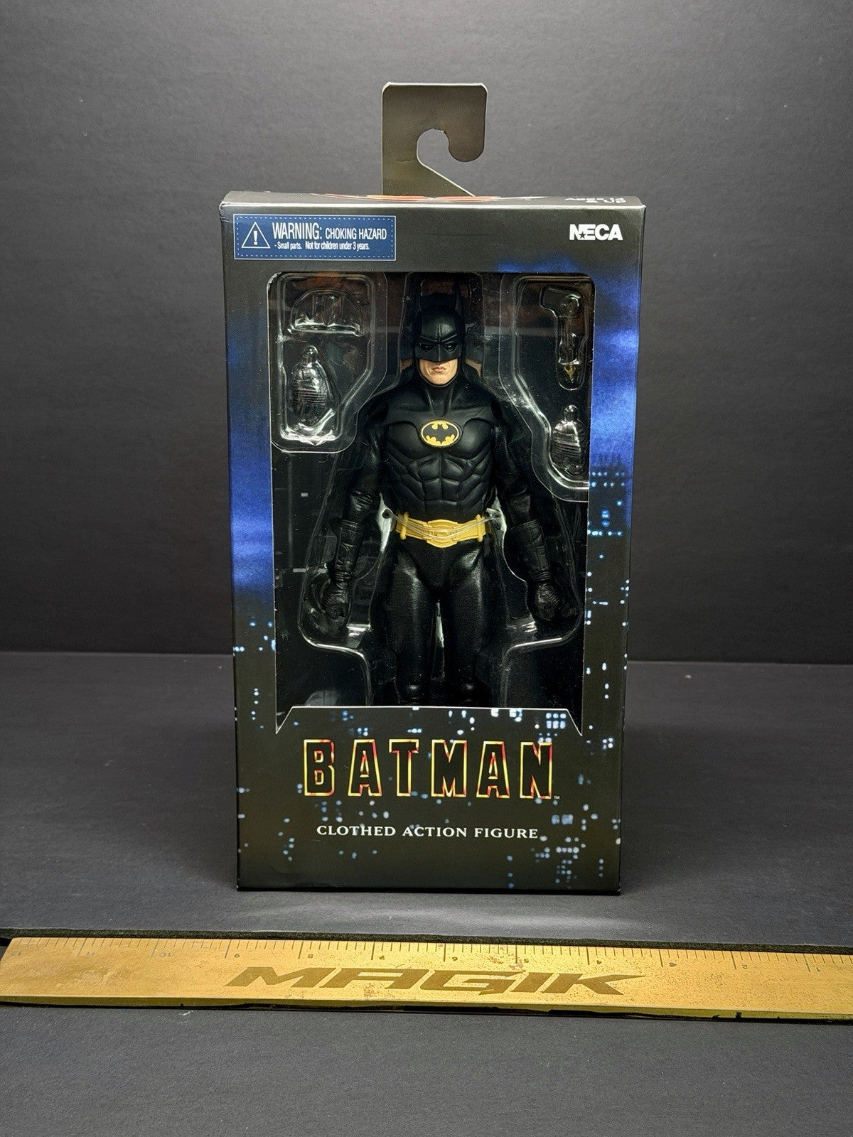 NECA Batman Clothed 8" Action Figure Batman the Movie 1989 - 7 Piece DC Comics 