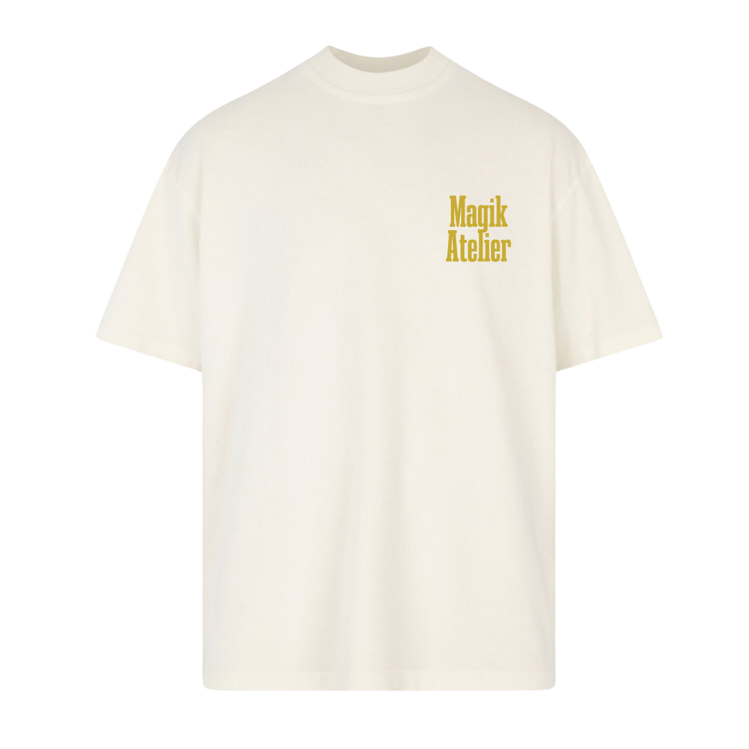 WINNERS PENDANT TEE - IVORY/MULTI