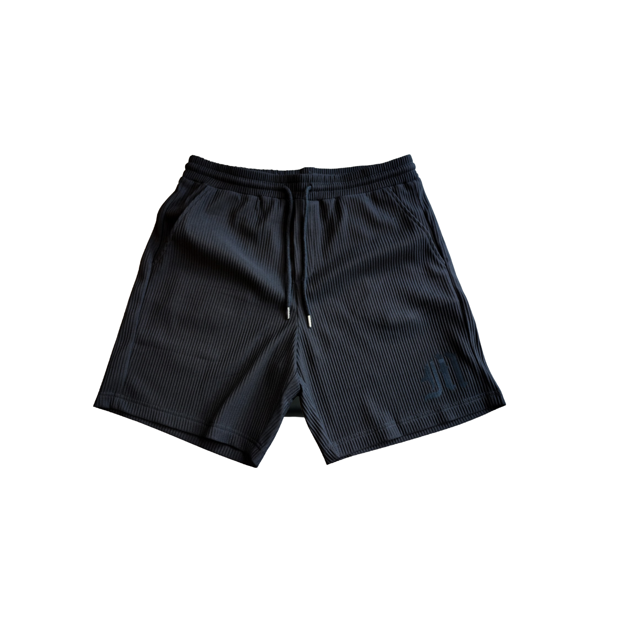 ATELIER RIBBED SHORTS - ONYX BLACK