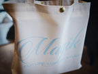 Day Tote - Cream/BLush Blue