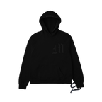 THE STANDARD EMBLEM HOODIE - ONYX BLACK