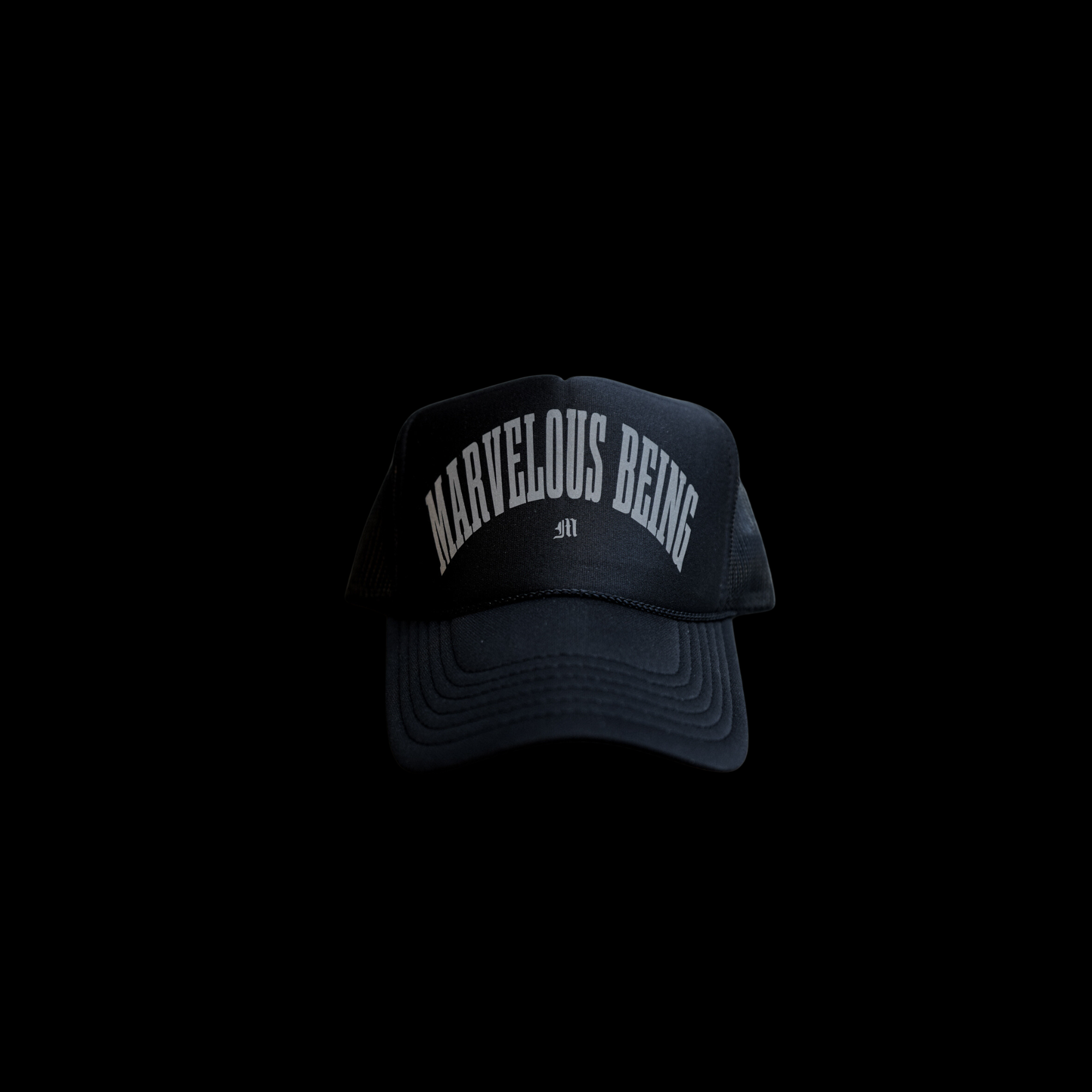 MARVELOUS BEING TRUCKER - BLK/CHROME 3M