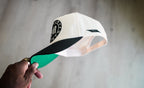 LUXURY SPORTS CREST HAT - IVORY/ONYX BLACK