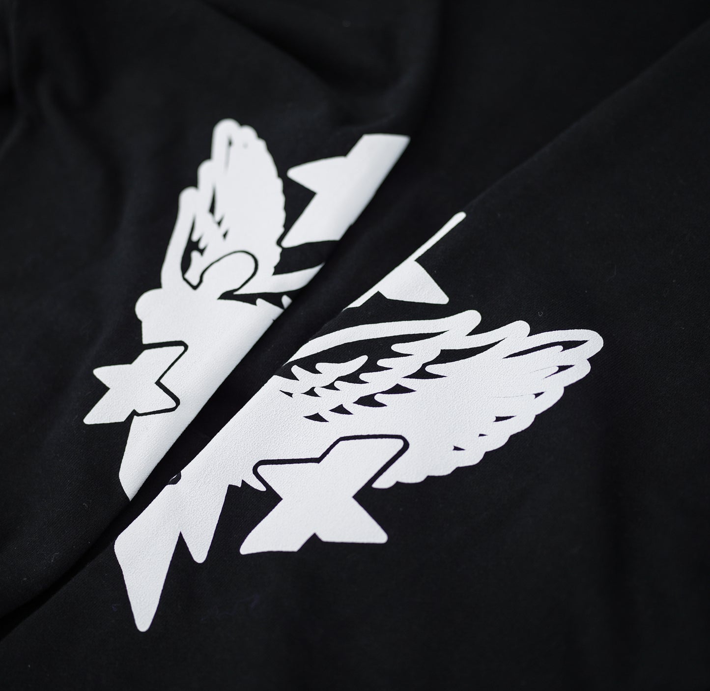 VICTORY HOODIE - BLK/WHITE