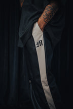 HALO PANT - LEATHER BLACK/IVORY