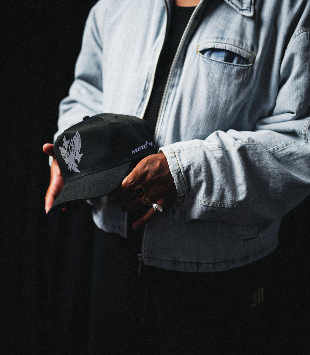 VICTORY ANGEL CORE SNAPBACK - BLACK/3M CHROME