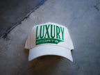 Luxury Sports Snapback - Bone/Turbo Green