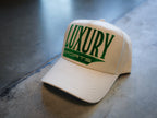 Luxury Sports Snapback - Bone/Turbo Green