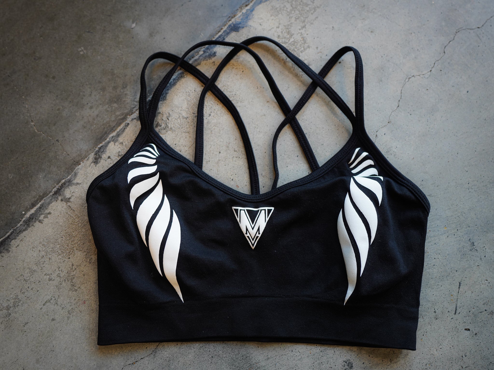 Wave Sport Tank - Blk/Wht