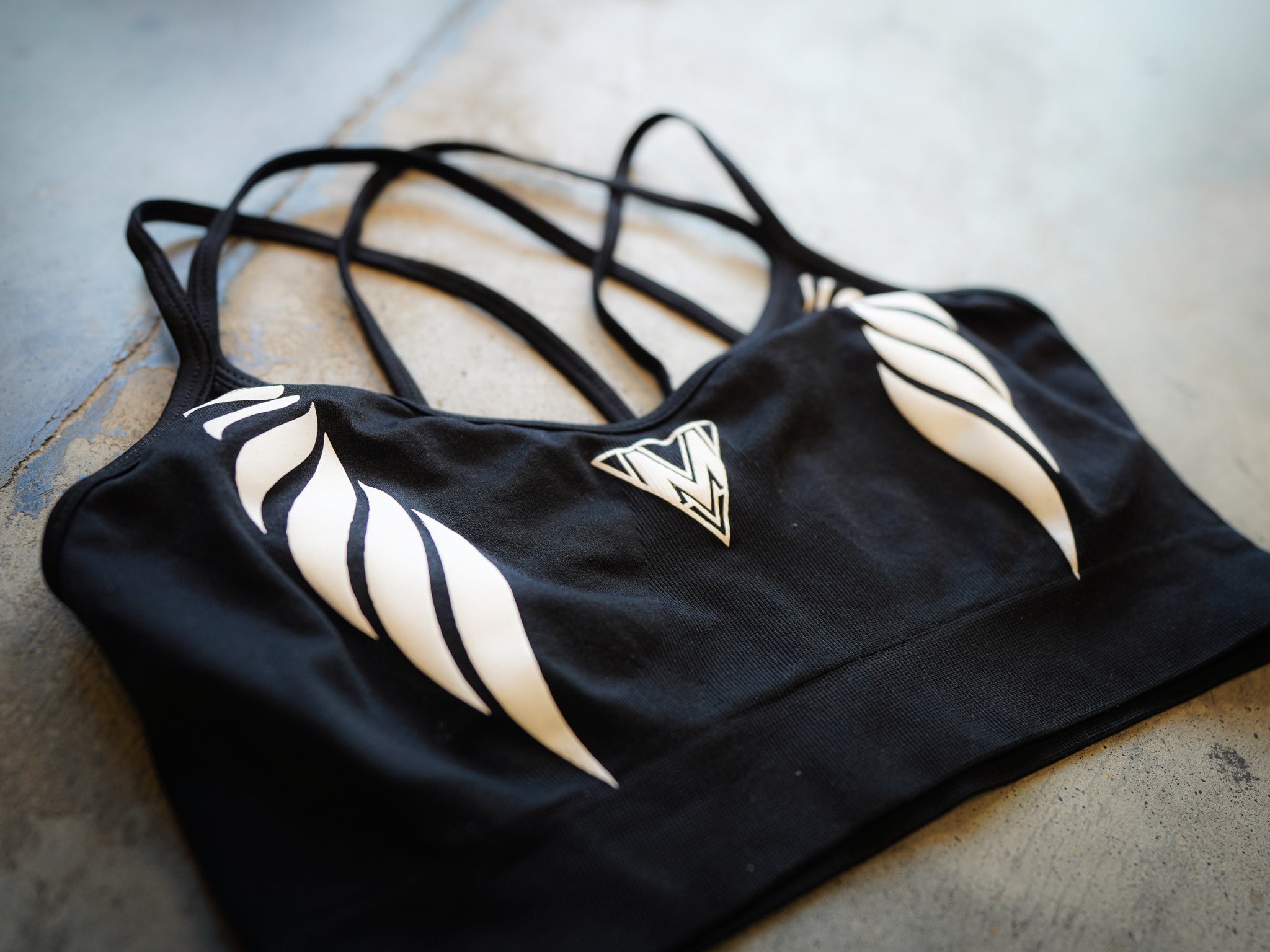 Wave Sport Tank - Blk/Wht