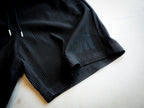 ATELIER RIBBED SHORTS - ONYX BLACK