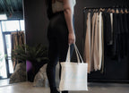 Day Tote - Cream/BLush Blue