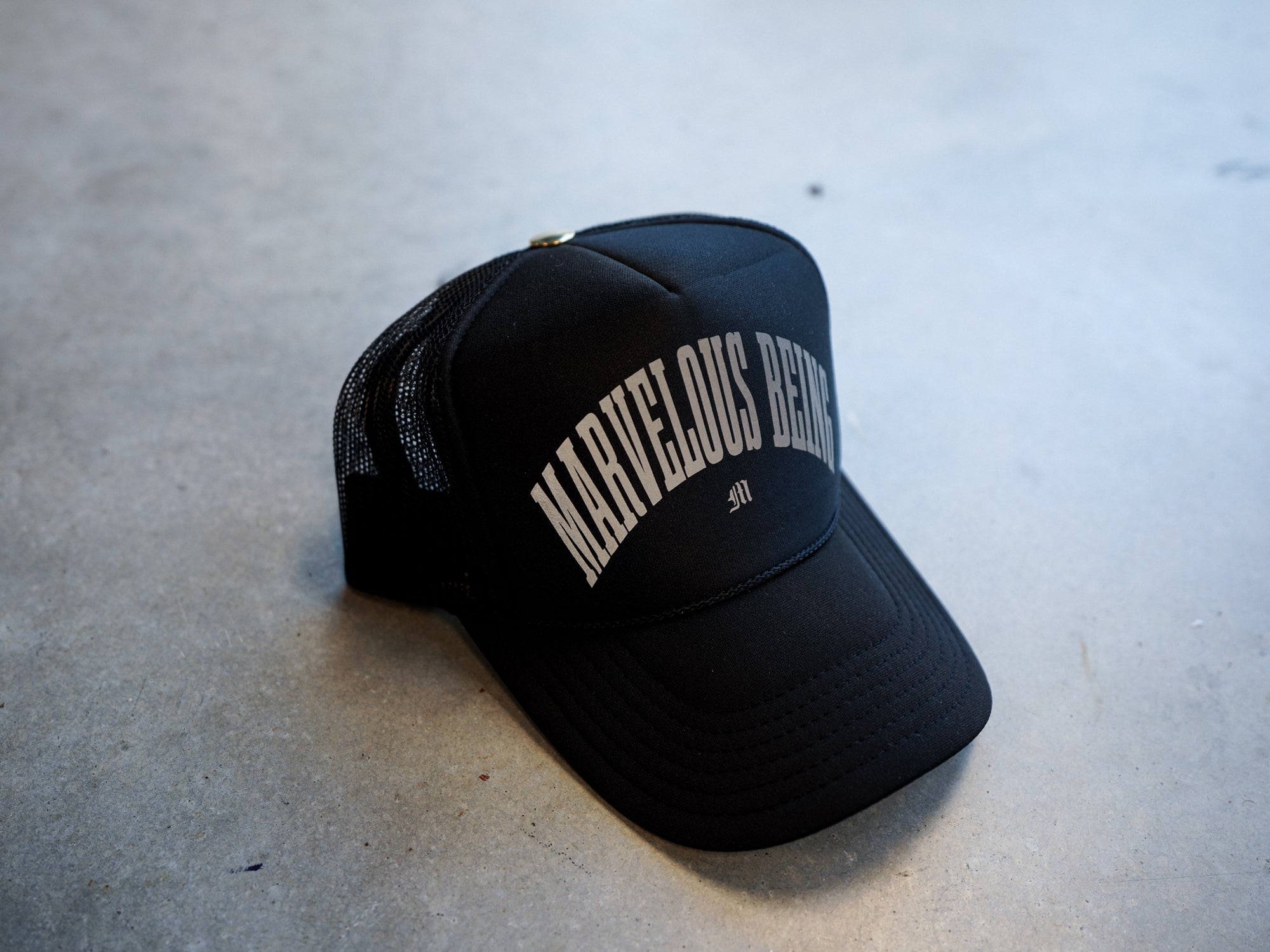 MARVELOUS BEING TRUCKER - BLK/CHROME 3M