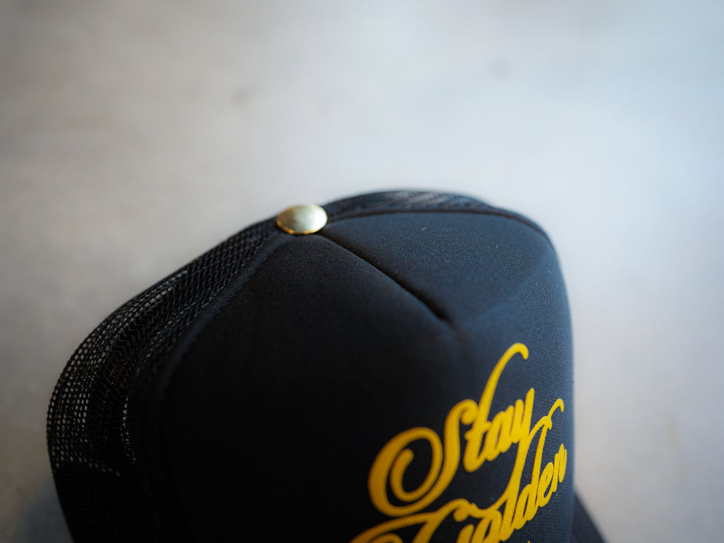 STAY GOLDEN TRUCKER - BLK/GLDN